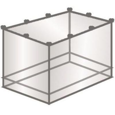 TravelSafe myggnät, Boxform, 2 Personer. No Color